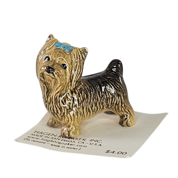 Hagen Renaker Yorkshire Terrier Yorkie Ceramic Miniature Figurine Dog *Chipped* - Picture 1 of 8